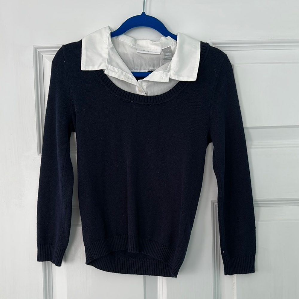 The Children’s place layered sweater. Worn once.  Size 5/6.
